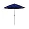 California Umbrella 9' Bronze Aluminum Market Patio Umbrella, Sunbrella True Blue 194061337226 - alternate 1